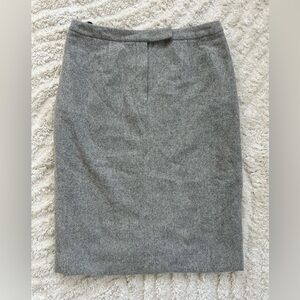 Ralph Lauren Classic Gray Pencil Skirt